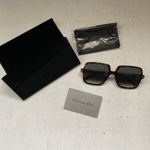 Christian Dior oversized square sunglasses